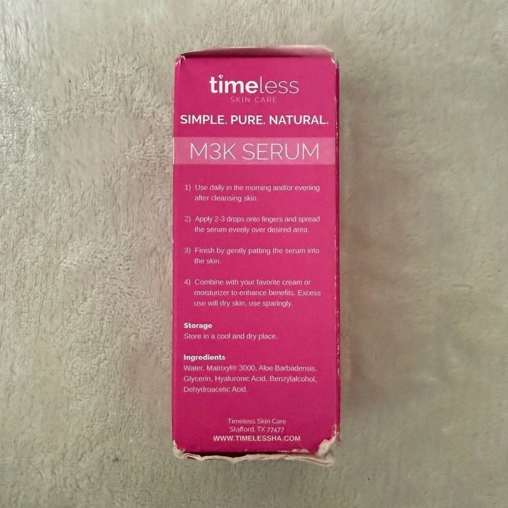 Timeless Skin Care Matrixyl 3000 Serum + Hyaluronic Acid 1 oz Anti‑Aging Younger
